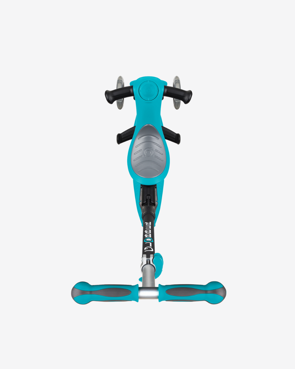 Globber GO UP Deluxe Convertible Scooter with Light up Wheels | Teal