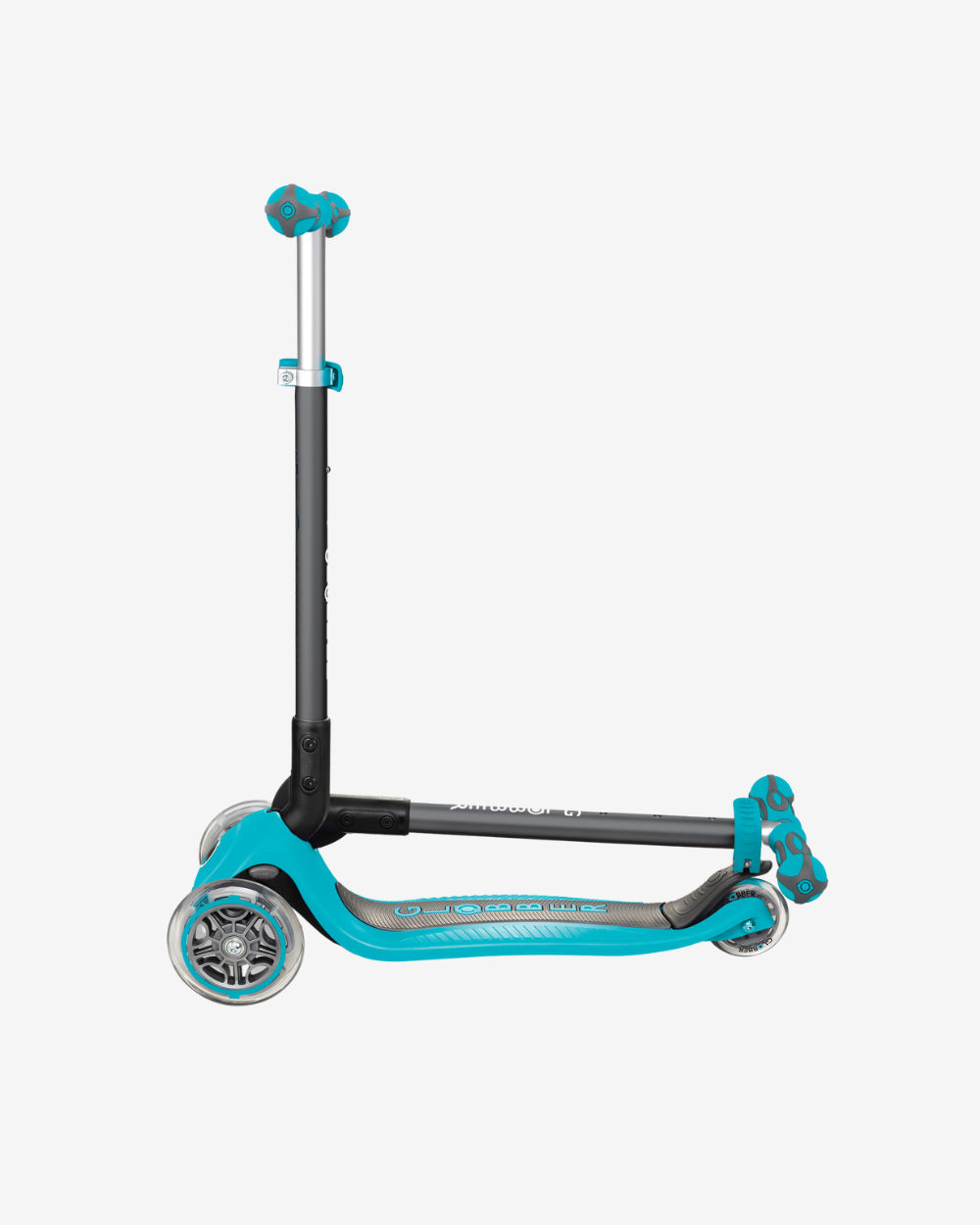 Globber GO UP Deluxe Convertible Scooter with Light up Wheels | Teal