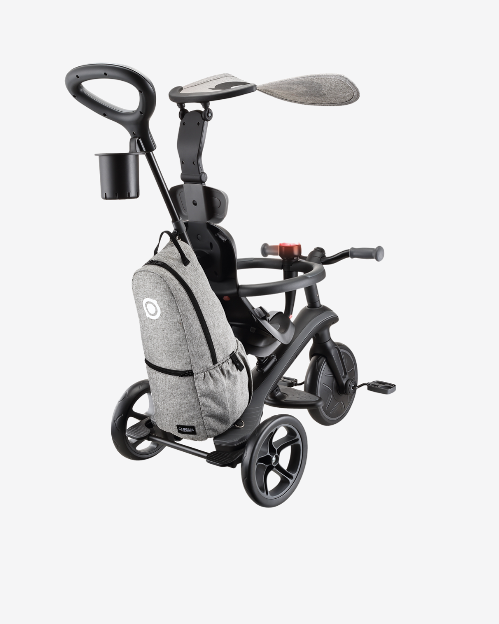Globber Explorer Trike 4 in 1 Deluxe Play | Black / Grey