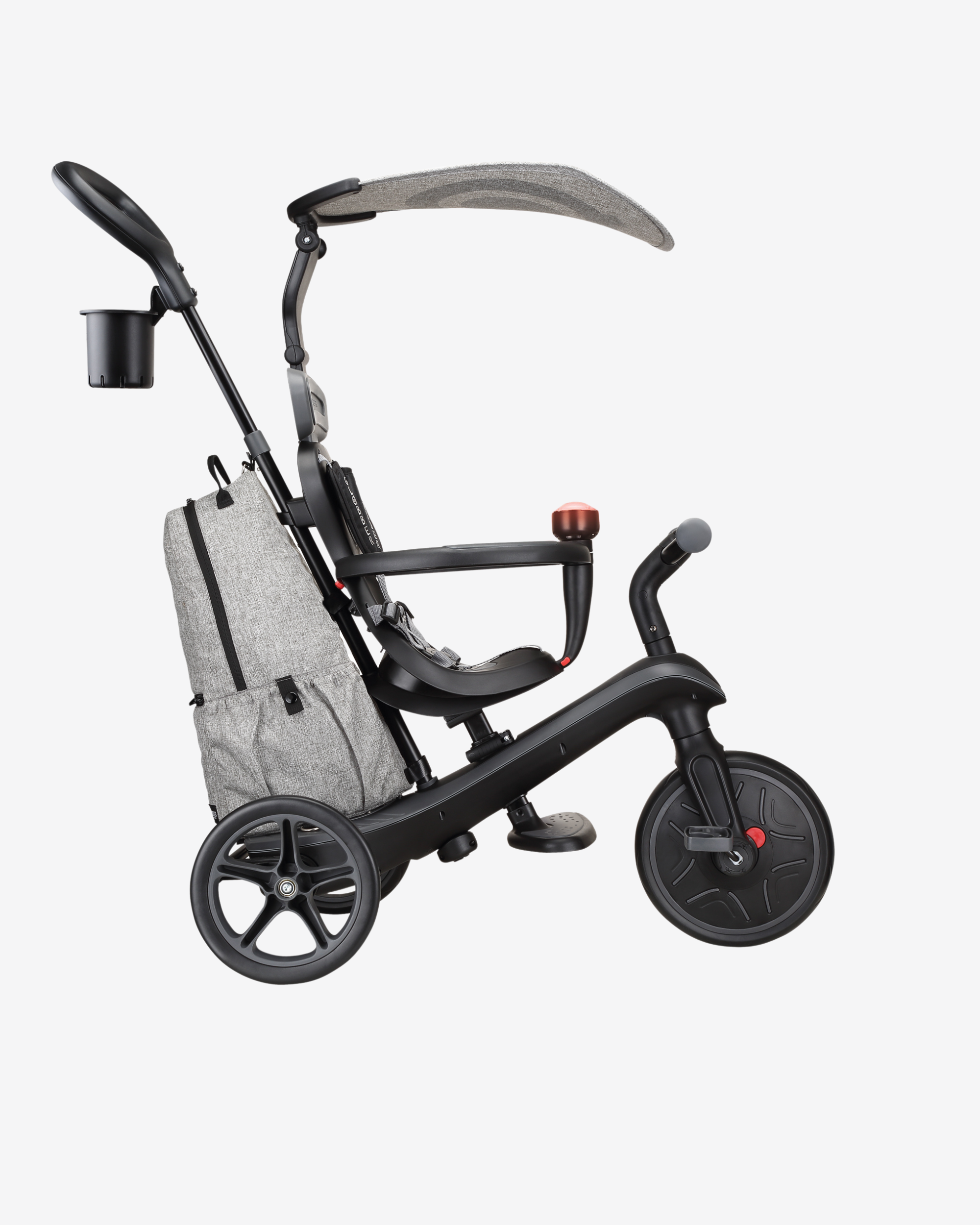 Globber Explorer Trike 4 in 1 Deluxe Play | Black / Grey