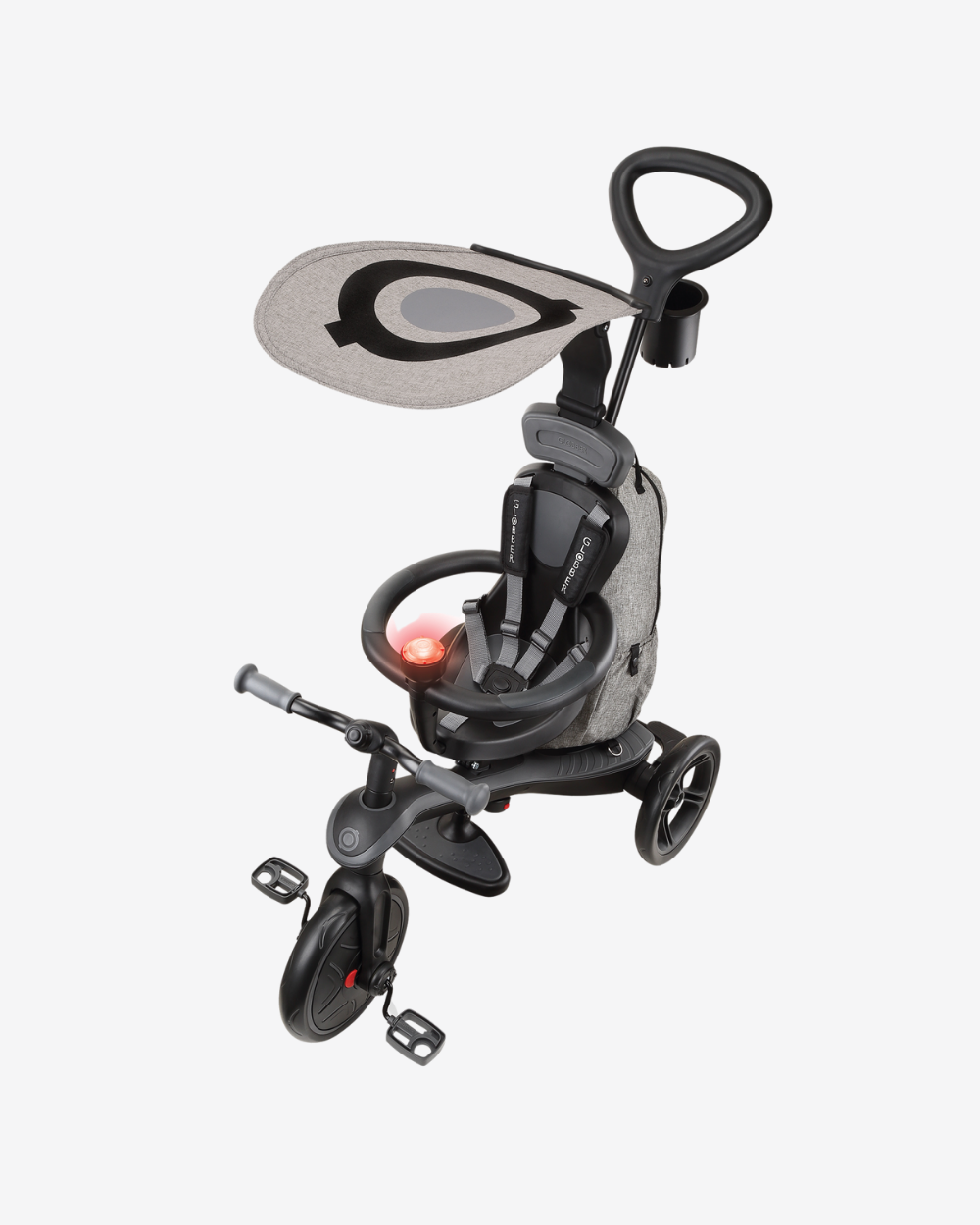 Globber Explorer Trike 4 in 1 Deluxe Play | Black / Grey