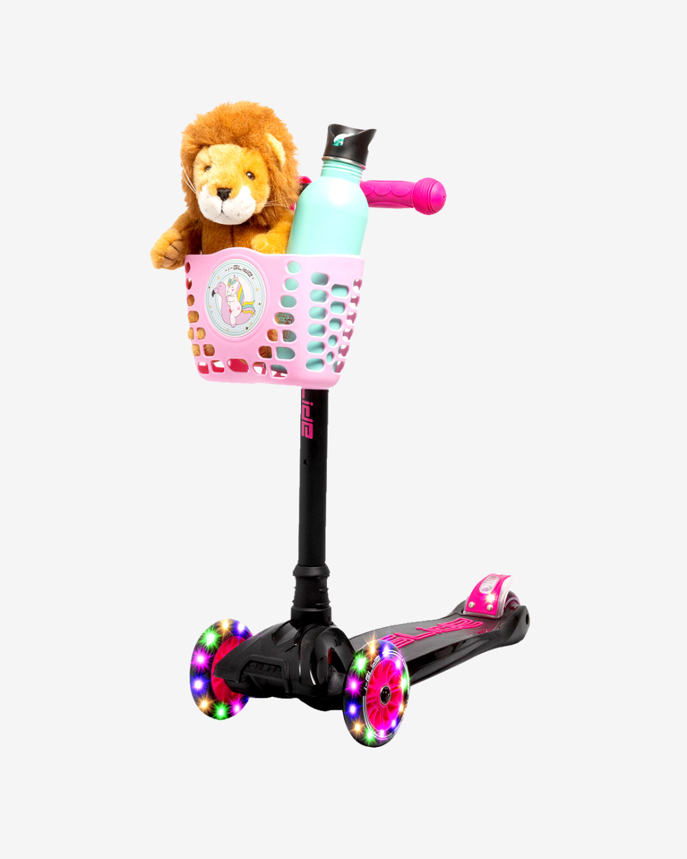 I-Glide Kids Scooter Basket | Pink