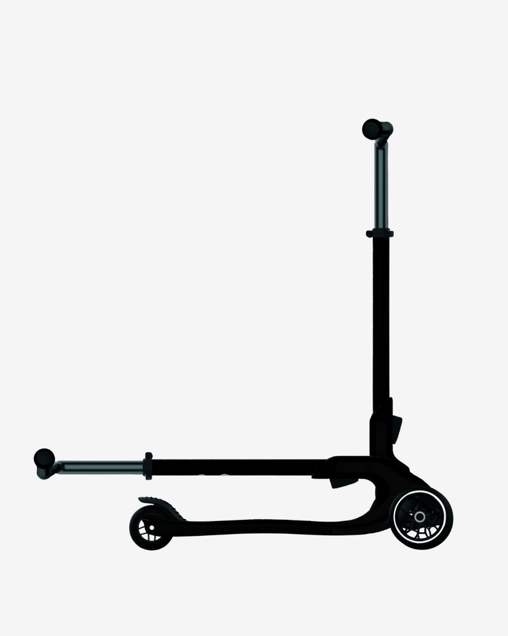 Globber Ultimum 3 Wheel Kids Scooter | Black / Charcoal Grey