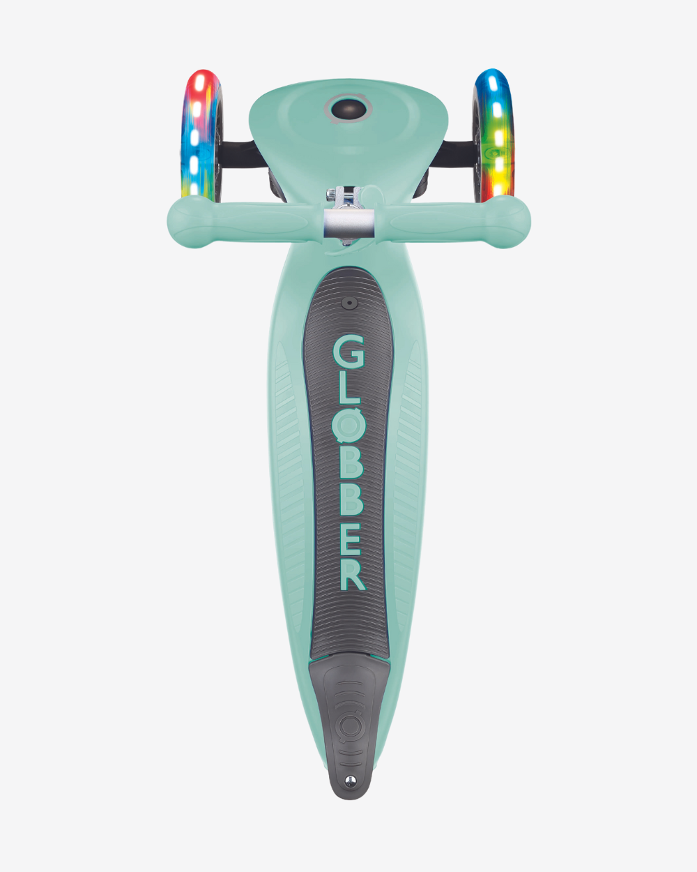 Globber GO UP Fold Plus Convertible Scooter with Light up Wheels | Mint