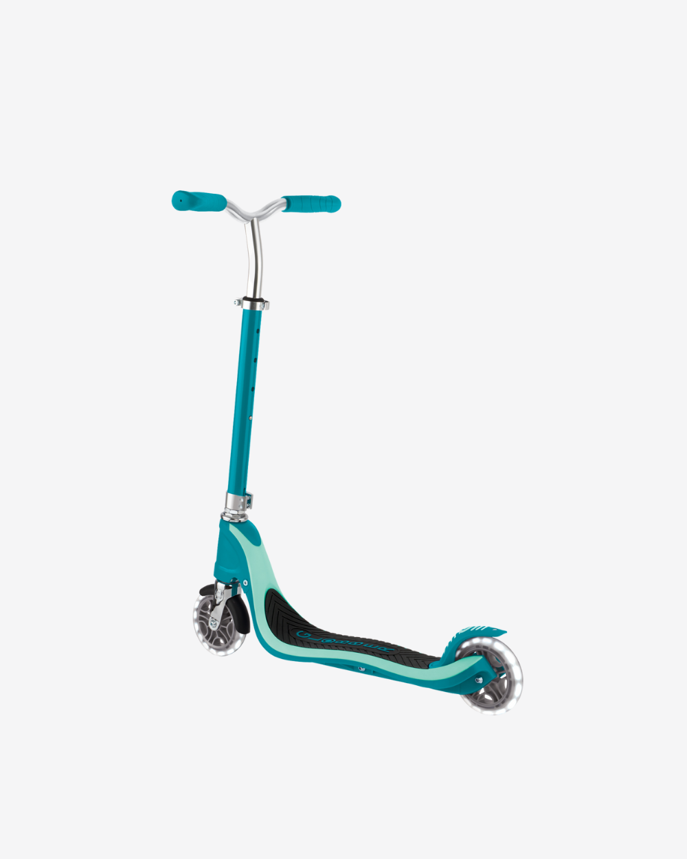 Globber Flow 125 Scooter with Light Up Wheels | Teal