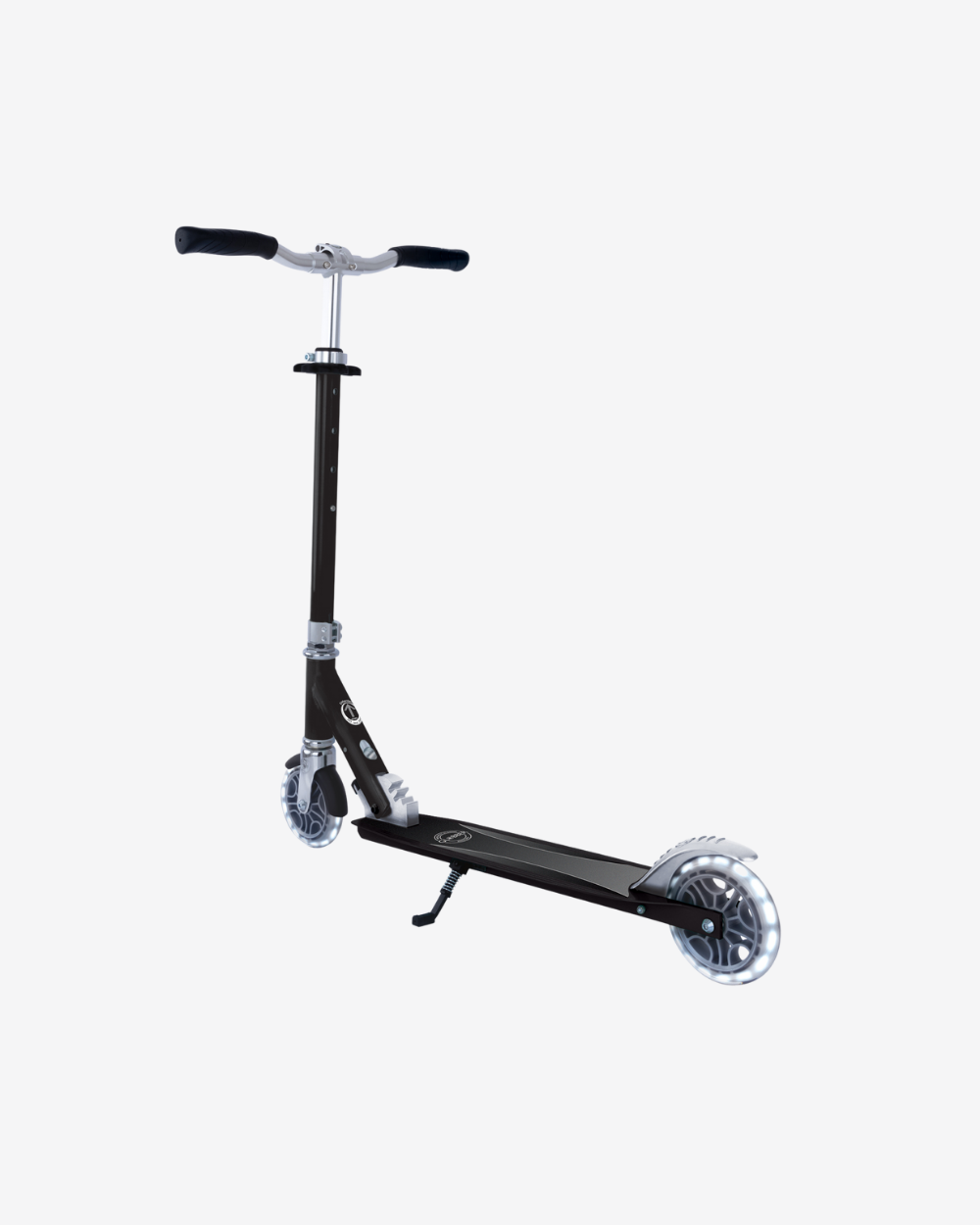 Globber Flow Element Foldable Kids Scooter with Lights | Black