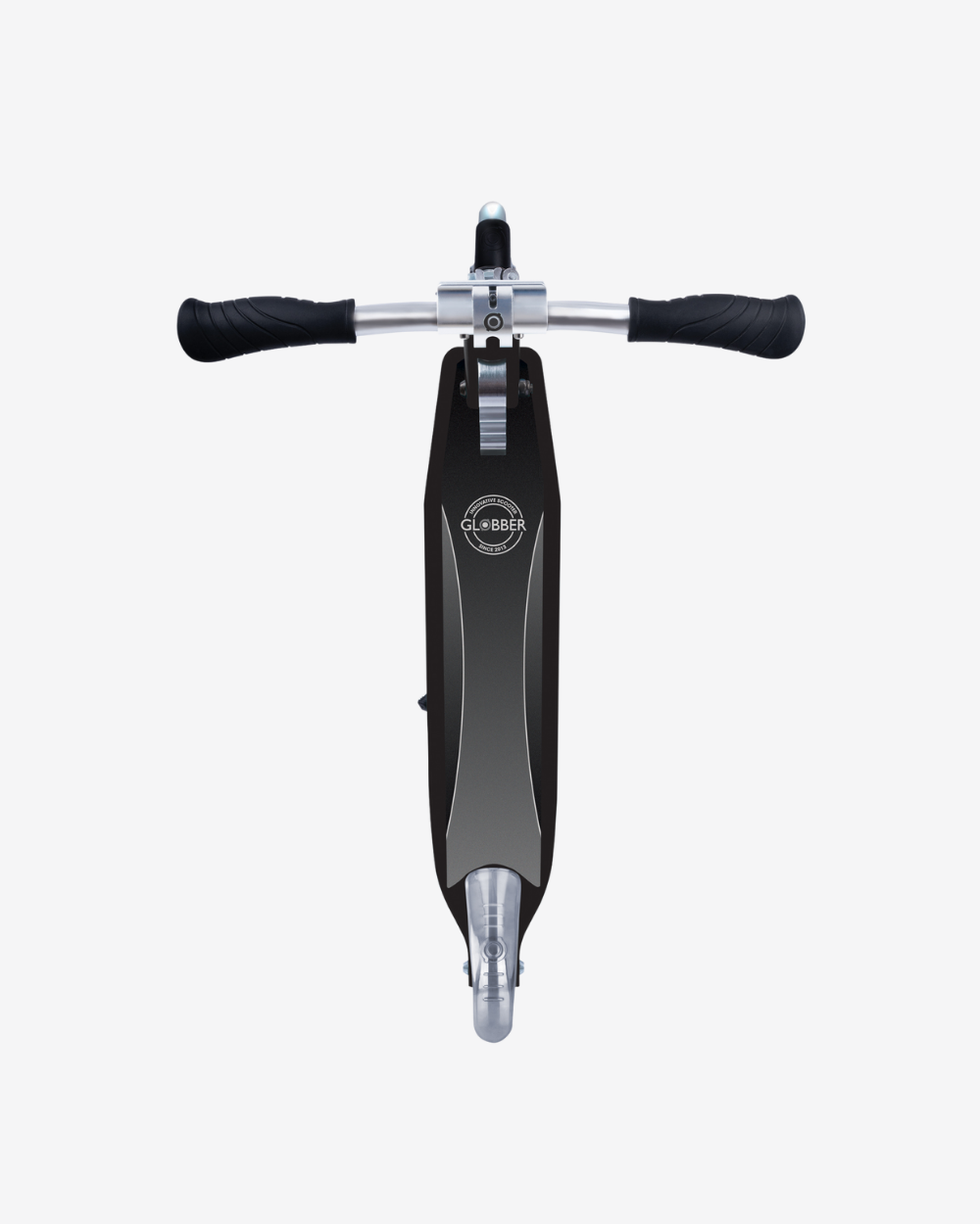 Globber Flow Element Foldable Kids Scooter with Lights | Black