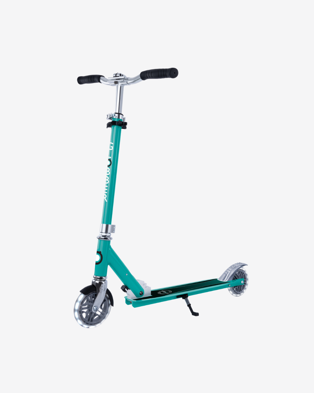 Globber Flow Element Foldable Kids Scooter with Lights | Jade
