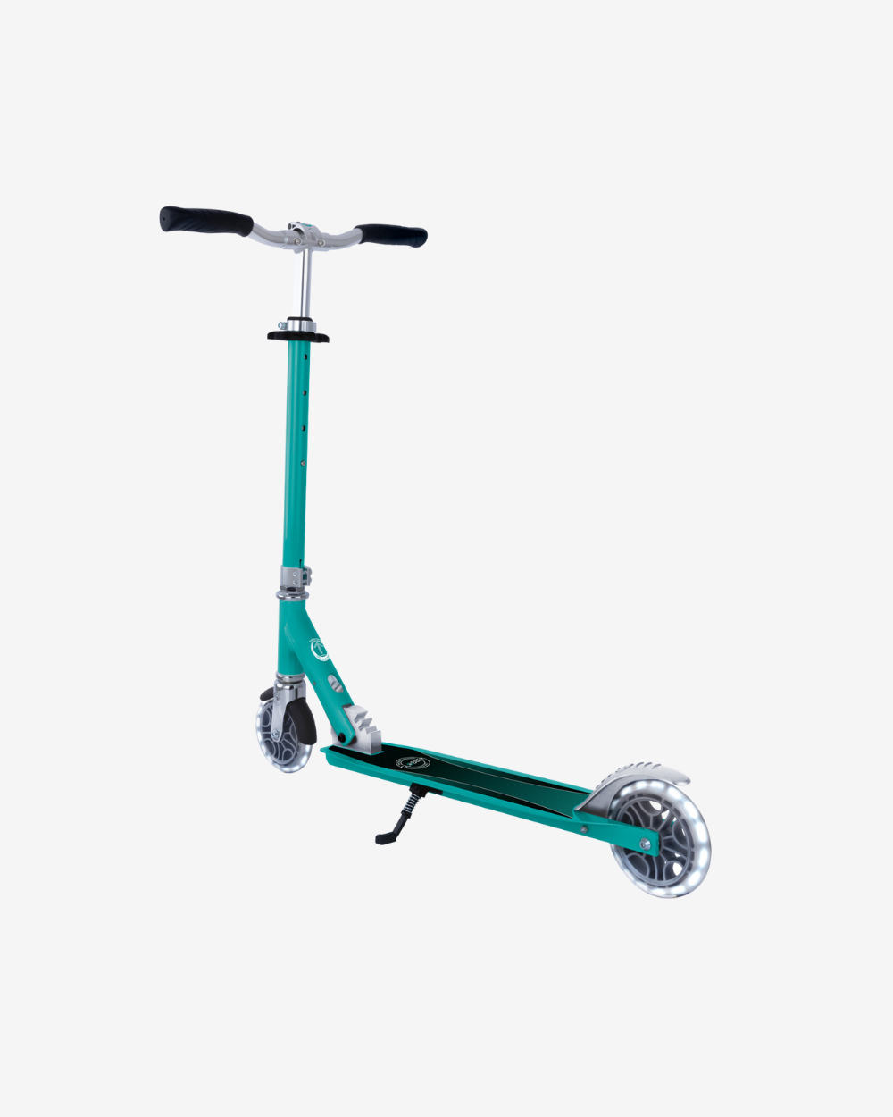 Globber Flow Element Foldable Kids Scooter with Lights | Jade