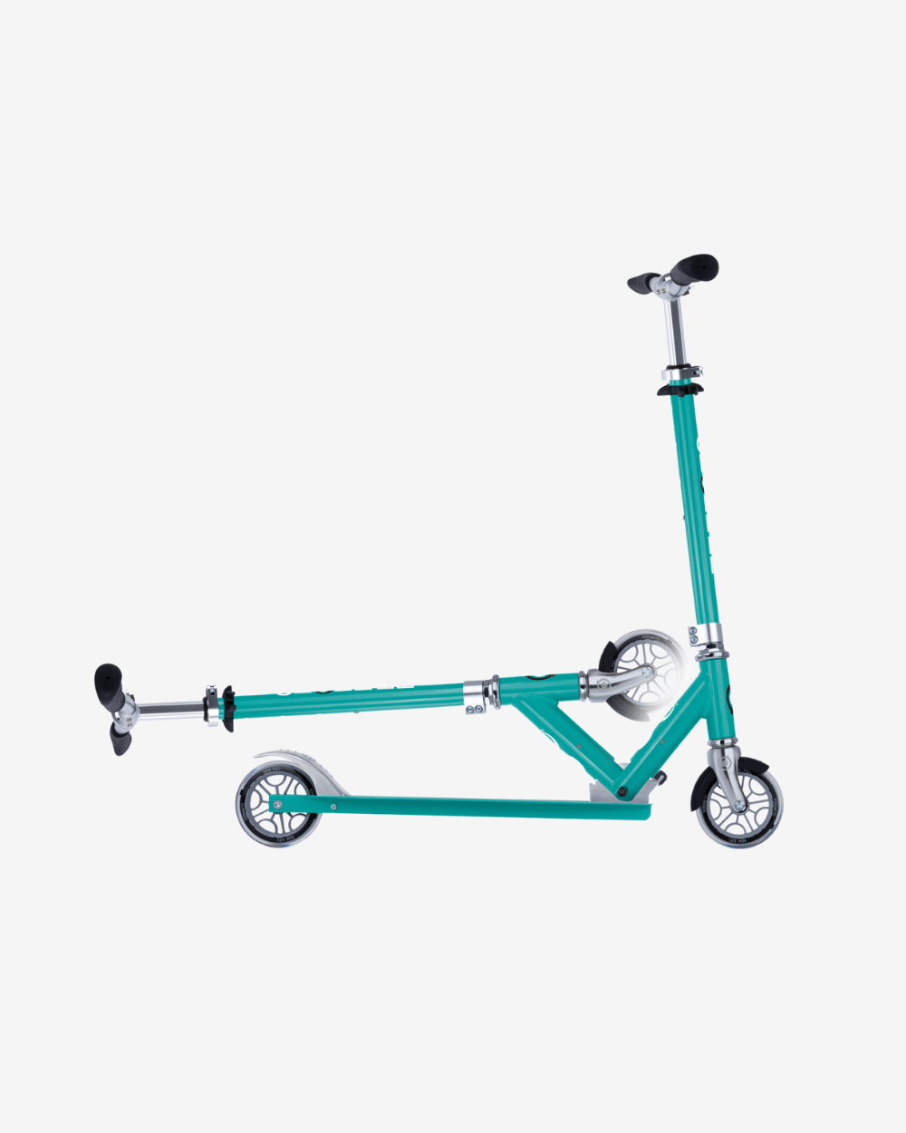 Globber Flow Element Foldable Kids Scooter with Lights | Jade