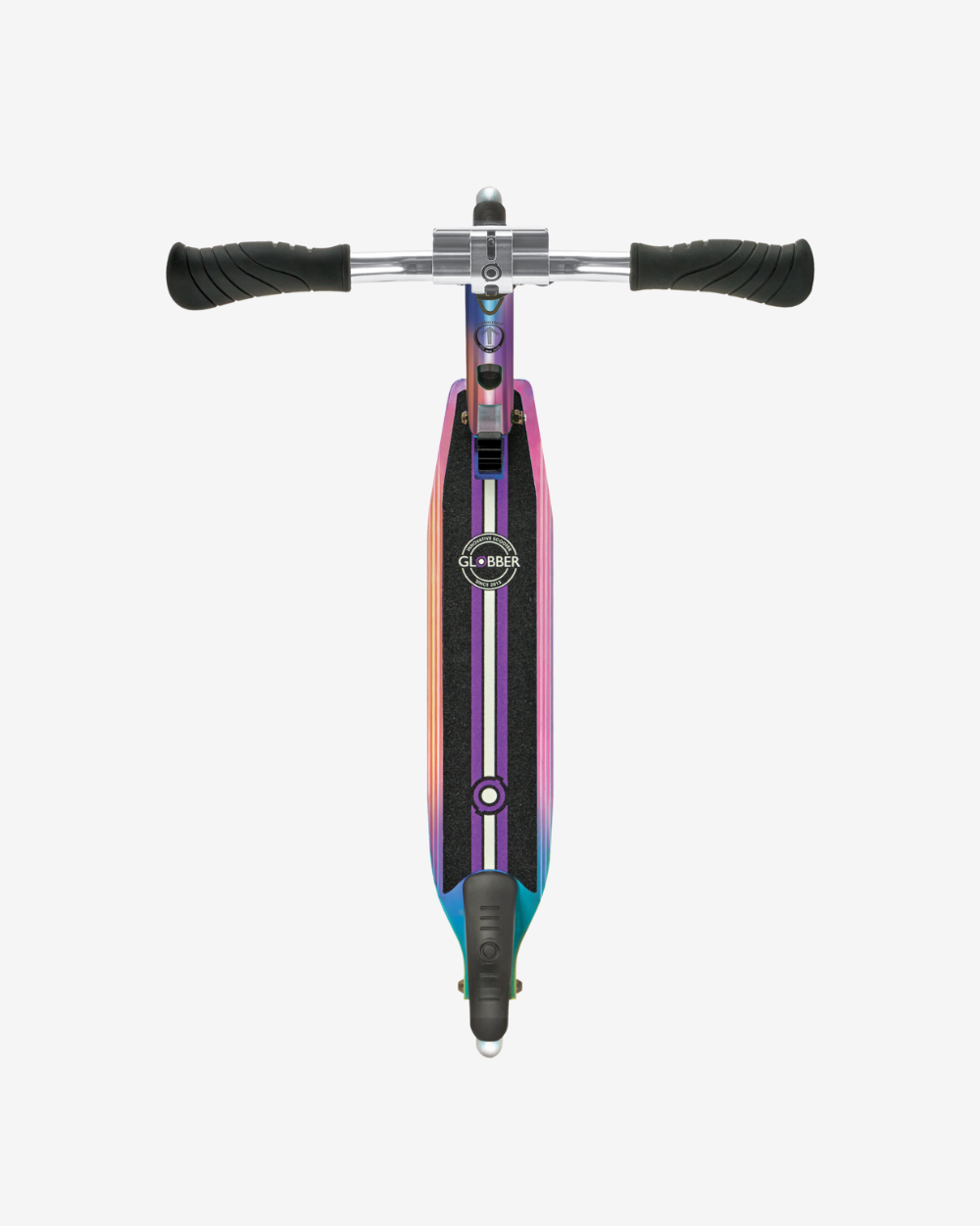 Globber Flow Element Foldable Kids Scooter with Lights | Neochrome