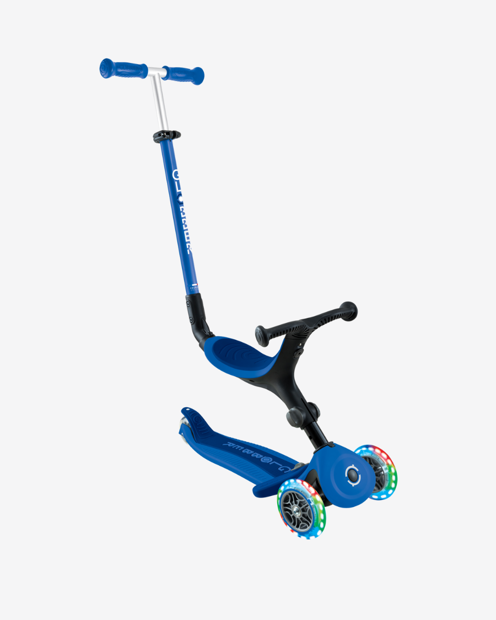 Globber GO UP Active with Lights | Navy Blue / Dark Blue