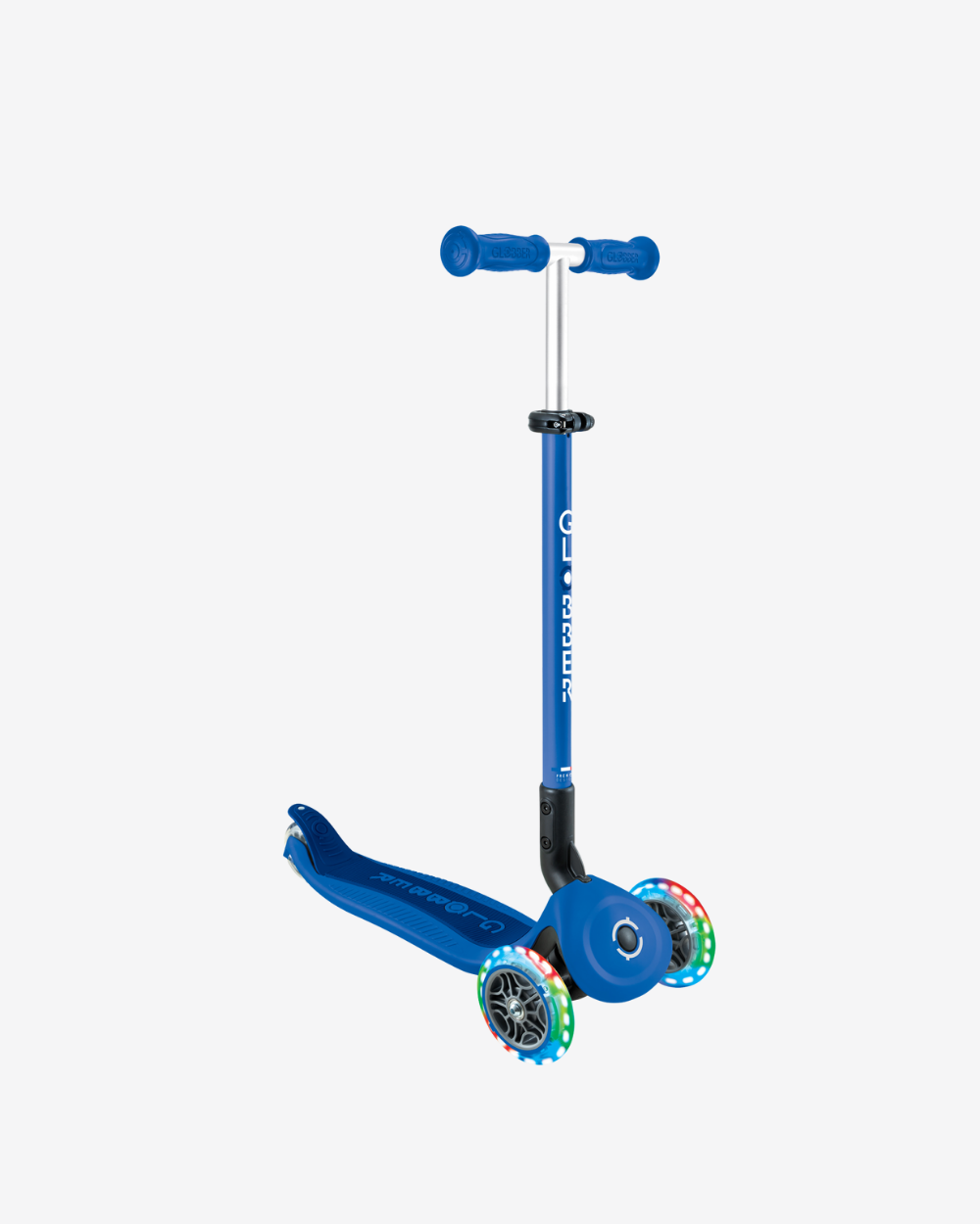 Globber GO UP Active with Lights | Navy Blue / Dark Blue