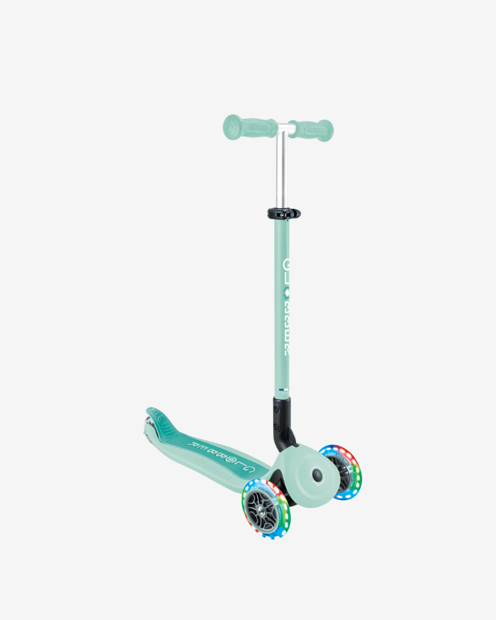 Globber GO UP Active with Lights | Mint / Dark Mint
