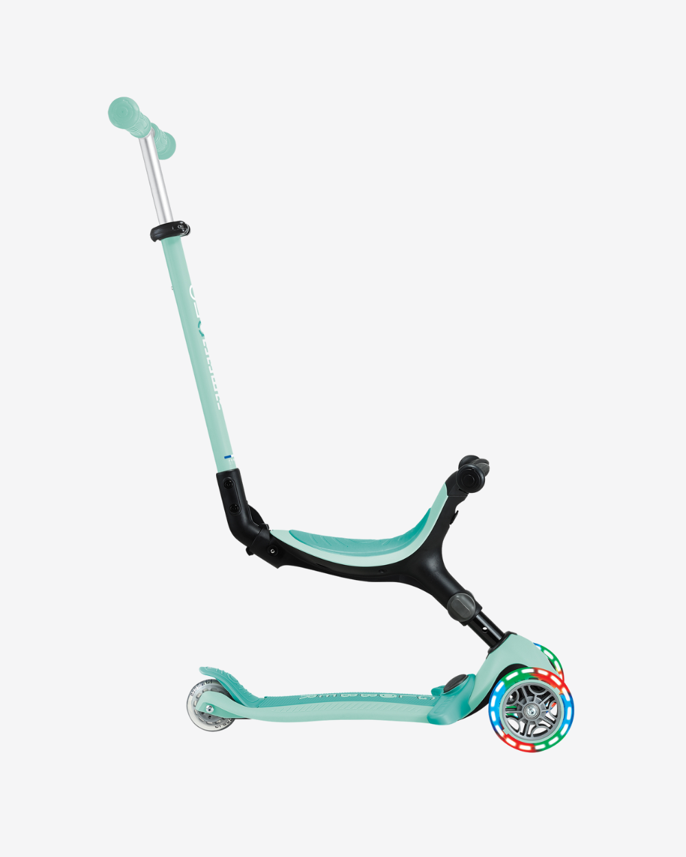 Globber GO UP Active with Lights | Mint / Dark Mint