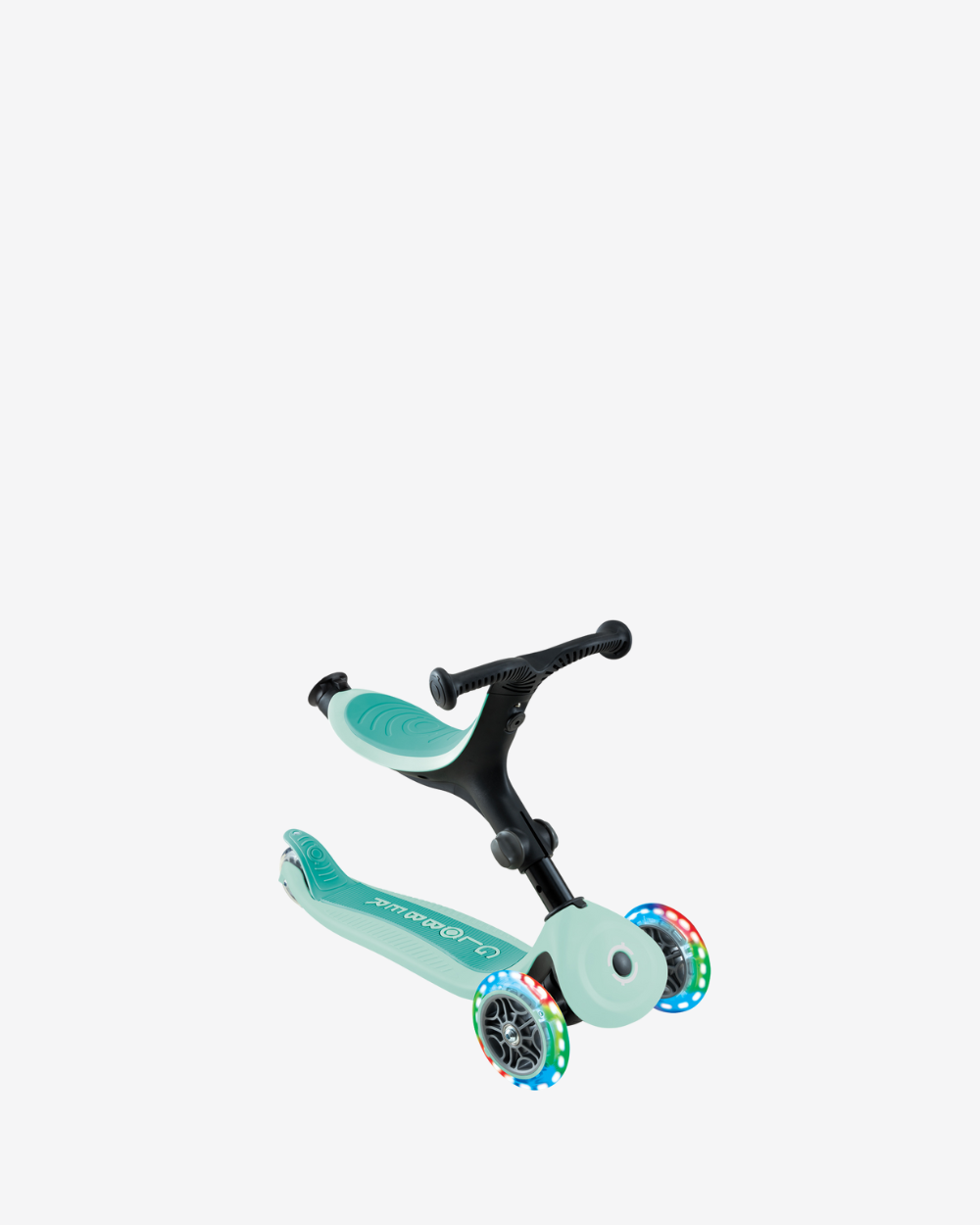 Globber GO UP Active with Lights | Mint / Dark Mint