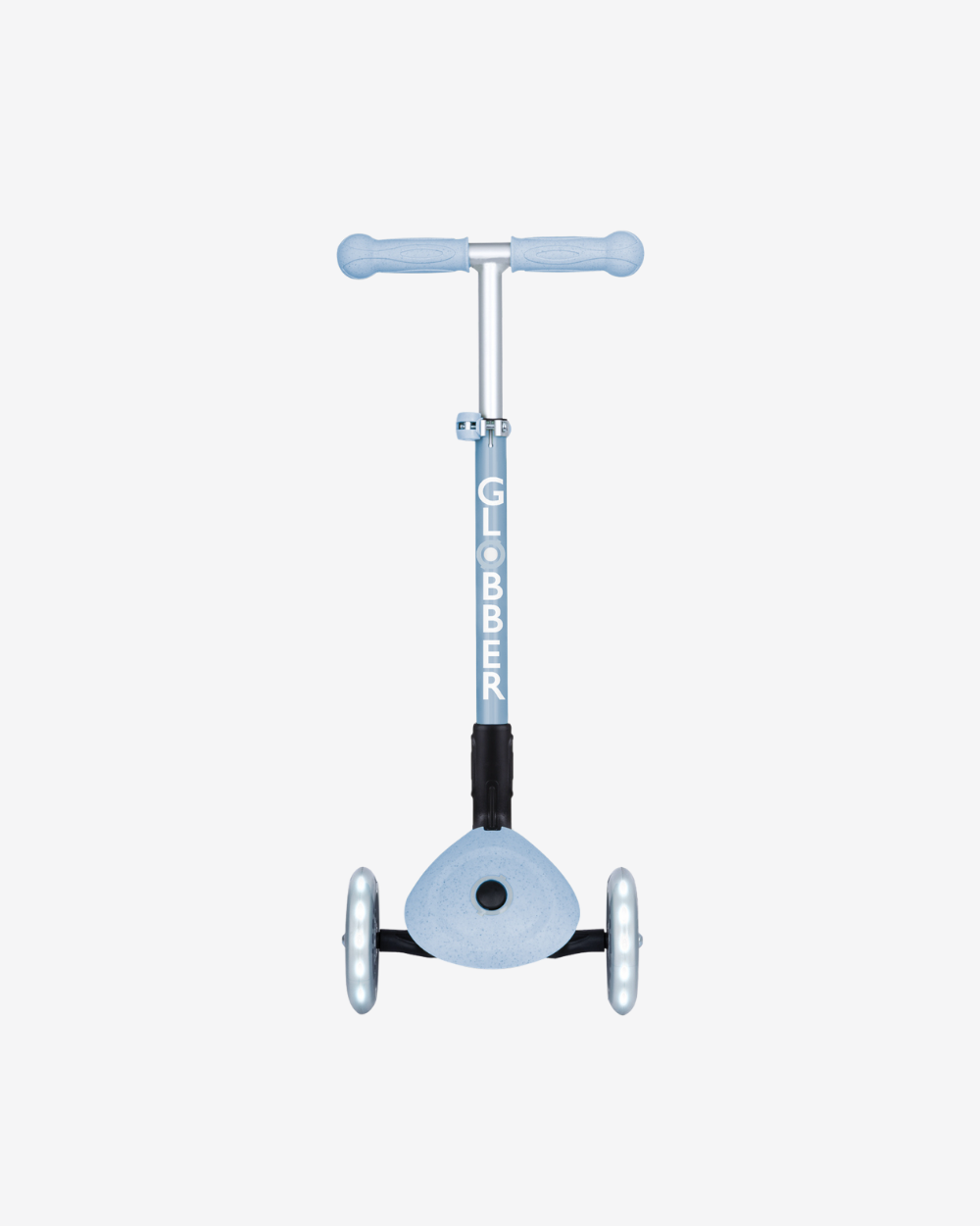 Globber Ecologic Junior Foldable 3 Wheel Scooter with Lights | Blueberry