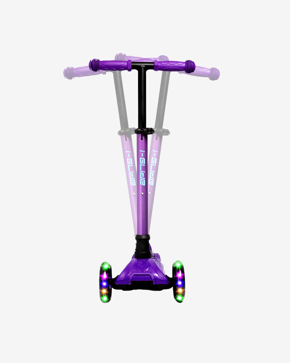 I-GLIDE 3 Wheel Kids Scooter | Purple/Blue