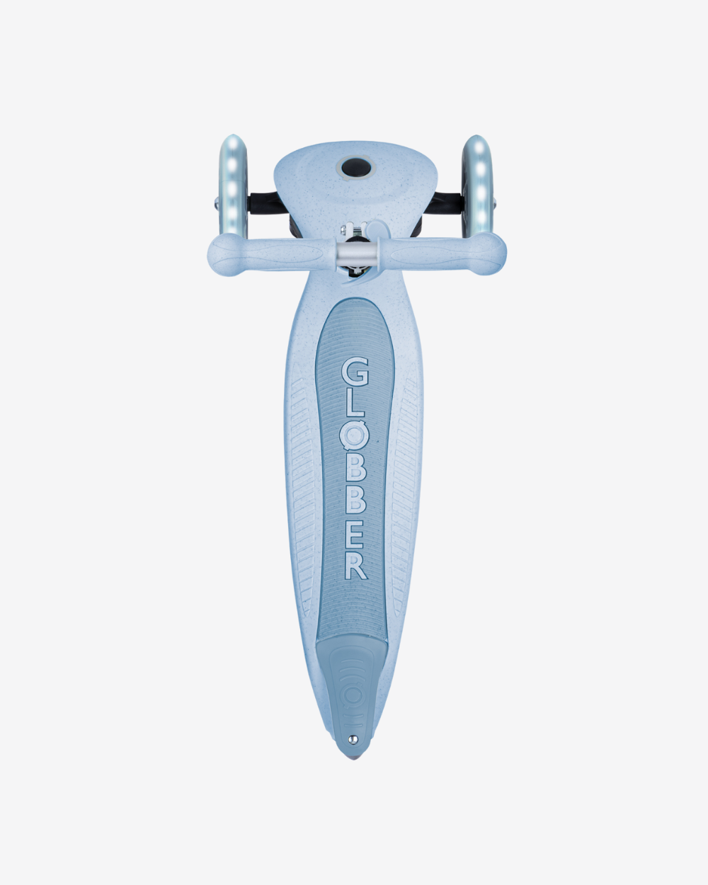 Globber Ecologic Junior Foldable 3 Wheel Scooter with Lights | Blueberry