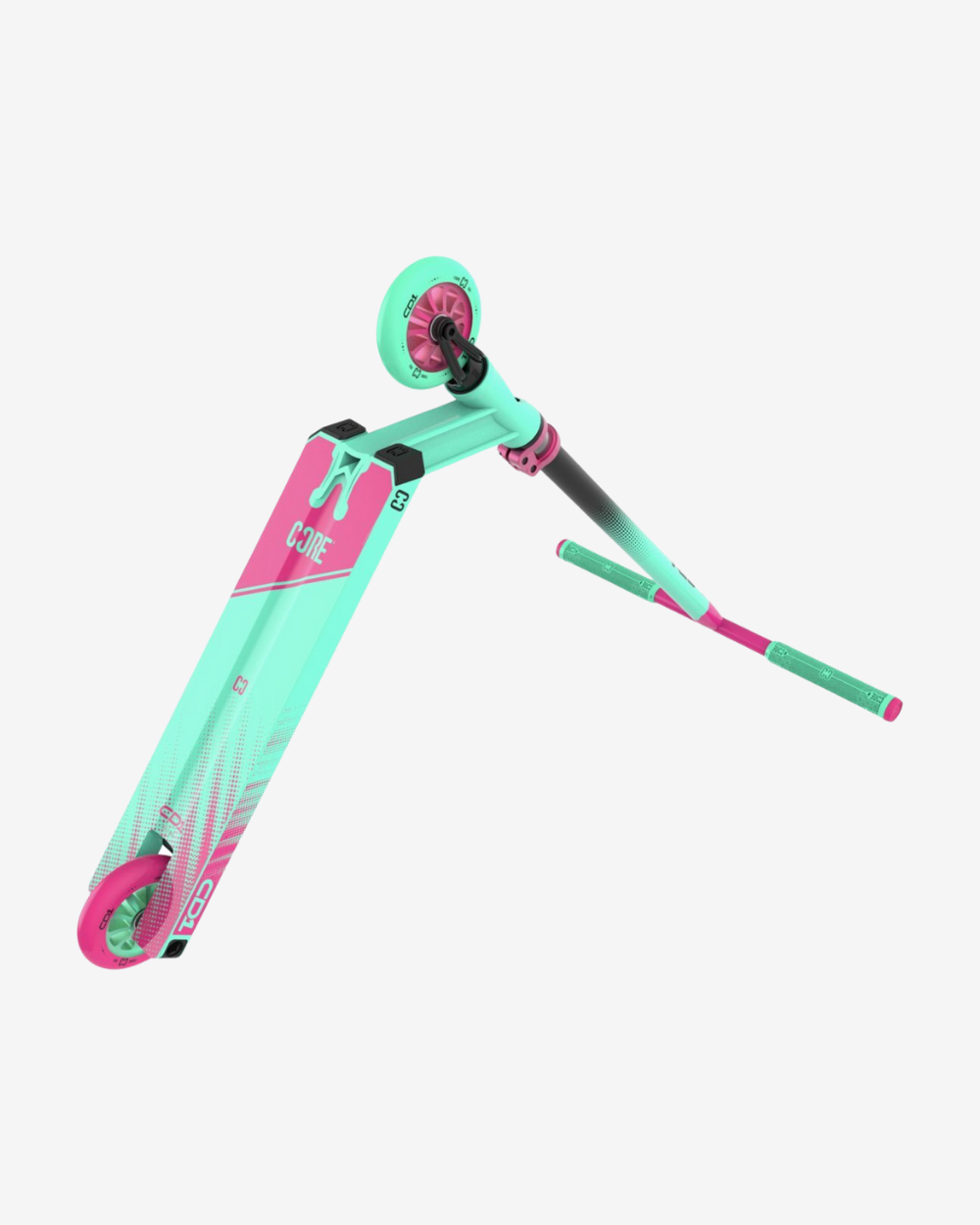 Core CD1 Complete Stunt Scooter | Teal / Pink