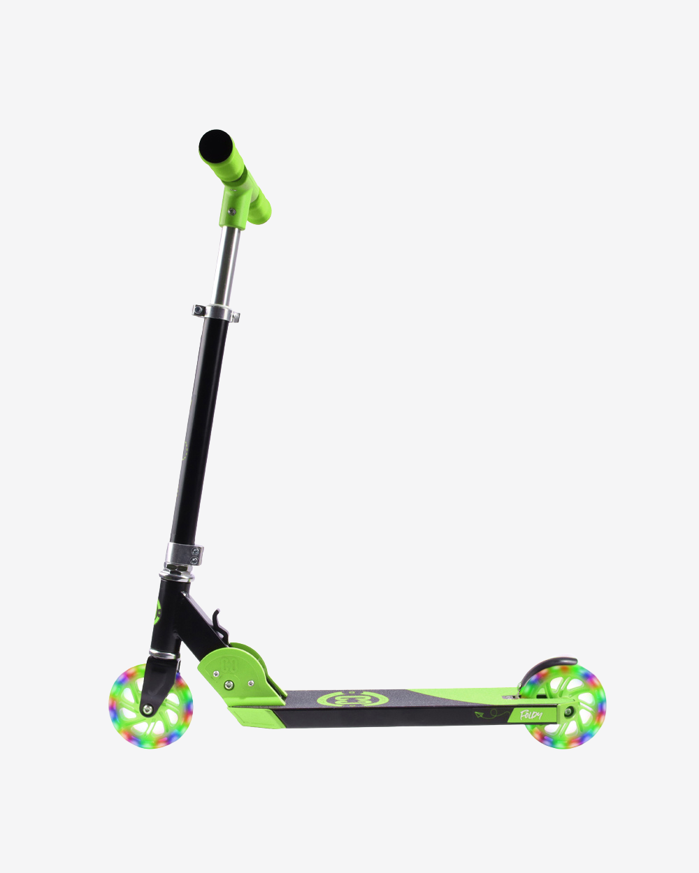 Core Kids Foldy Scooter | Green with LED wheels