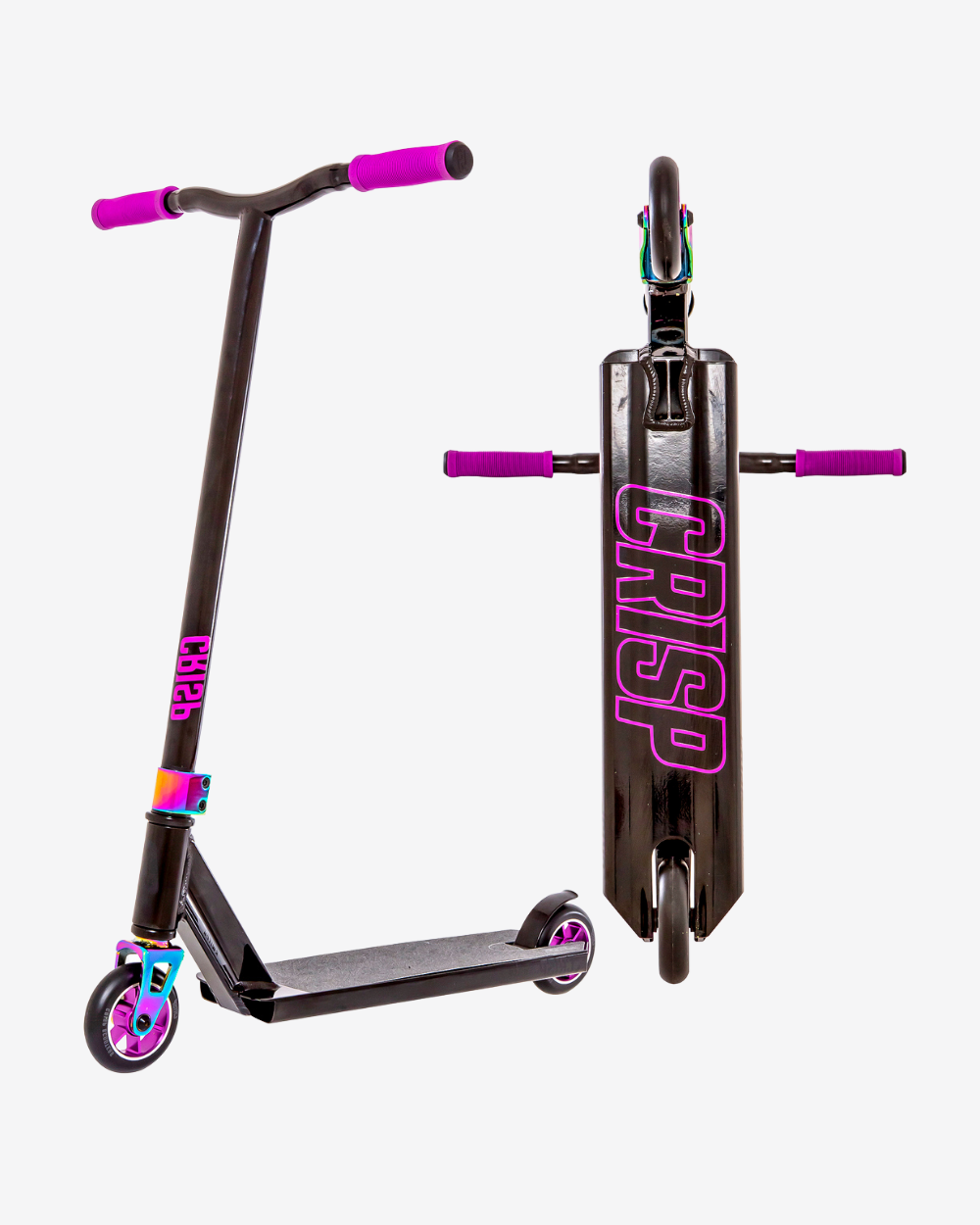 Crisp Switch Complete Scooter | Black / Purple