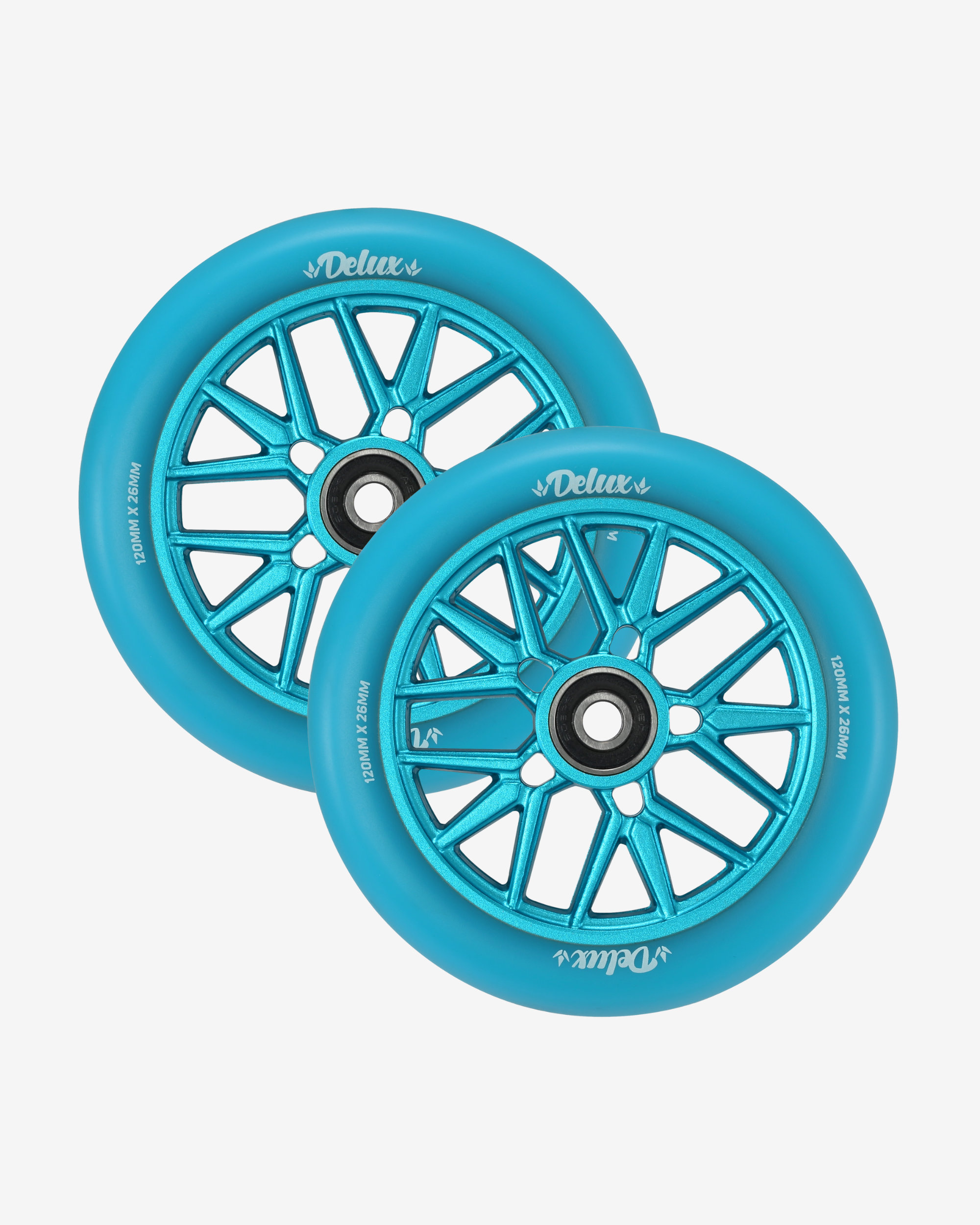 Envy Delux 120mm Wheels | Blue