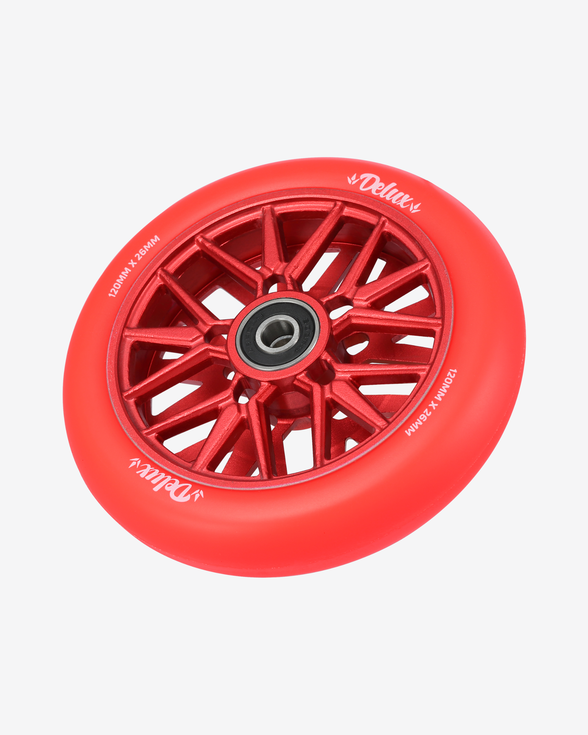 Envy Delux 120mm Wheels | Red