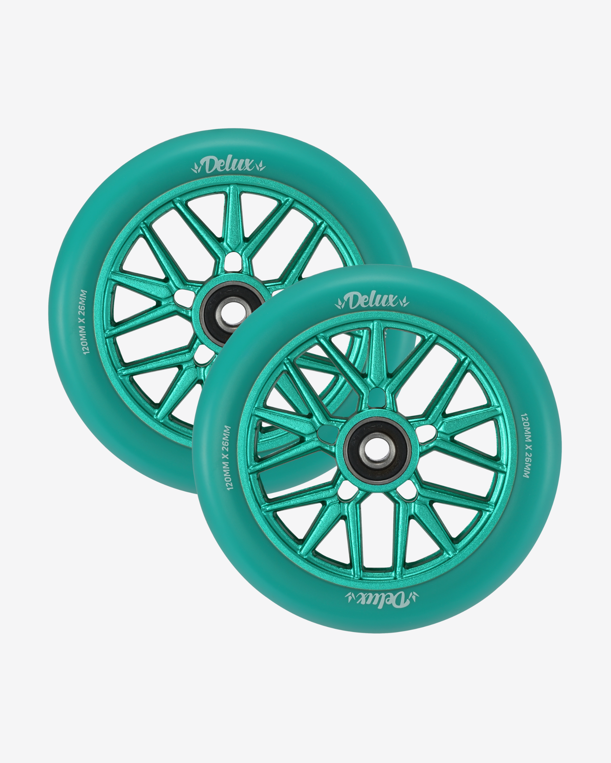 Envy Delux 120mm Wheels | Teal