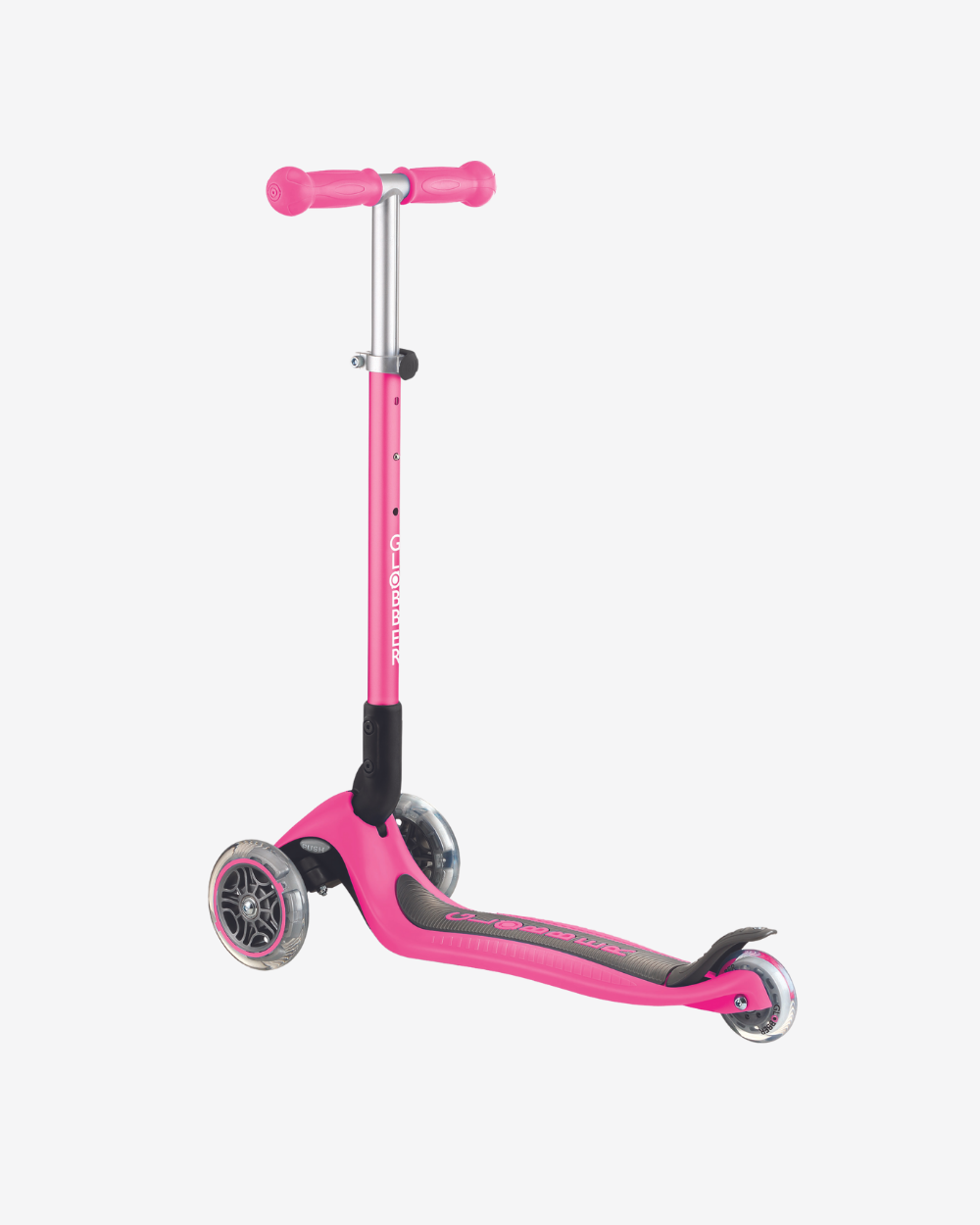 Globber Primo 3 Wheel Kids Scooter Foldable | Deep Pink