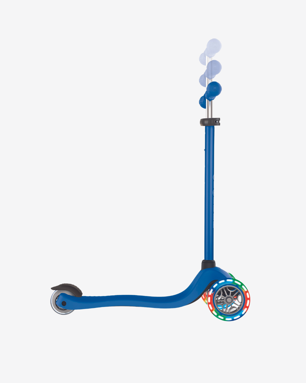 Globber Primo 3 Wheel Kids Scooter | Light Up Navy Blue