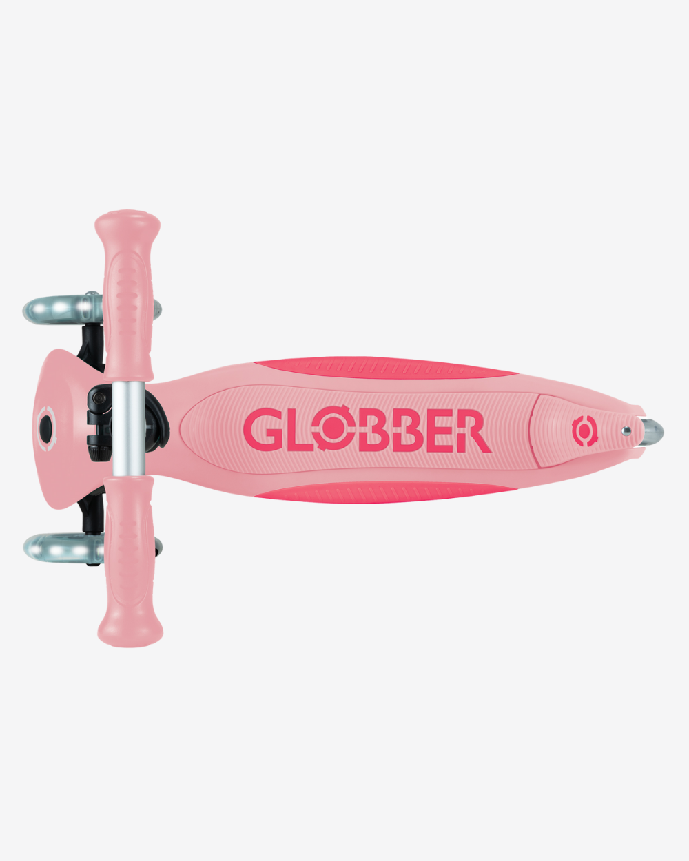 Globber Primo V2 3 Wheel Kids Scooter Foldable Plus | Pastel Pink / Coral