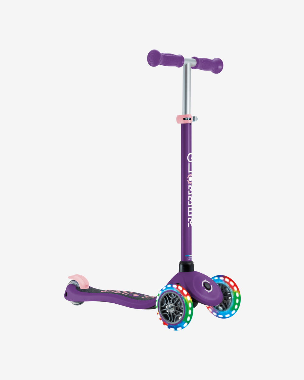 Globber Primo V2 3 Wheel Kids Scooter | Purple / Pastel Pink