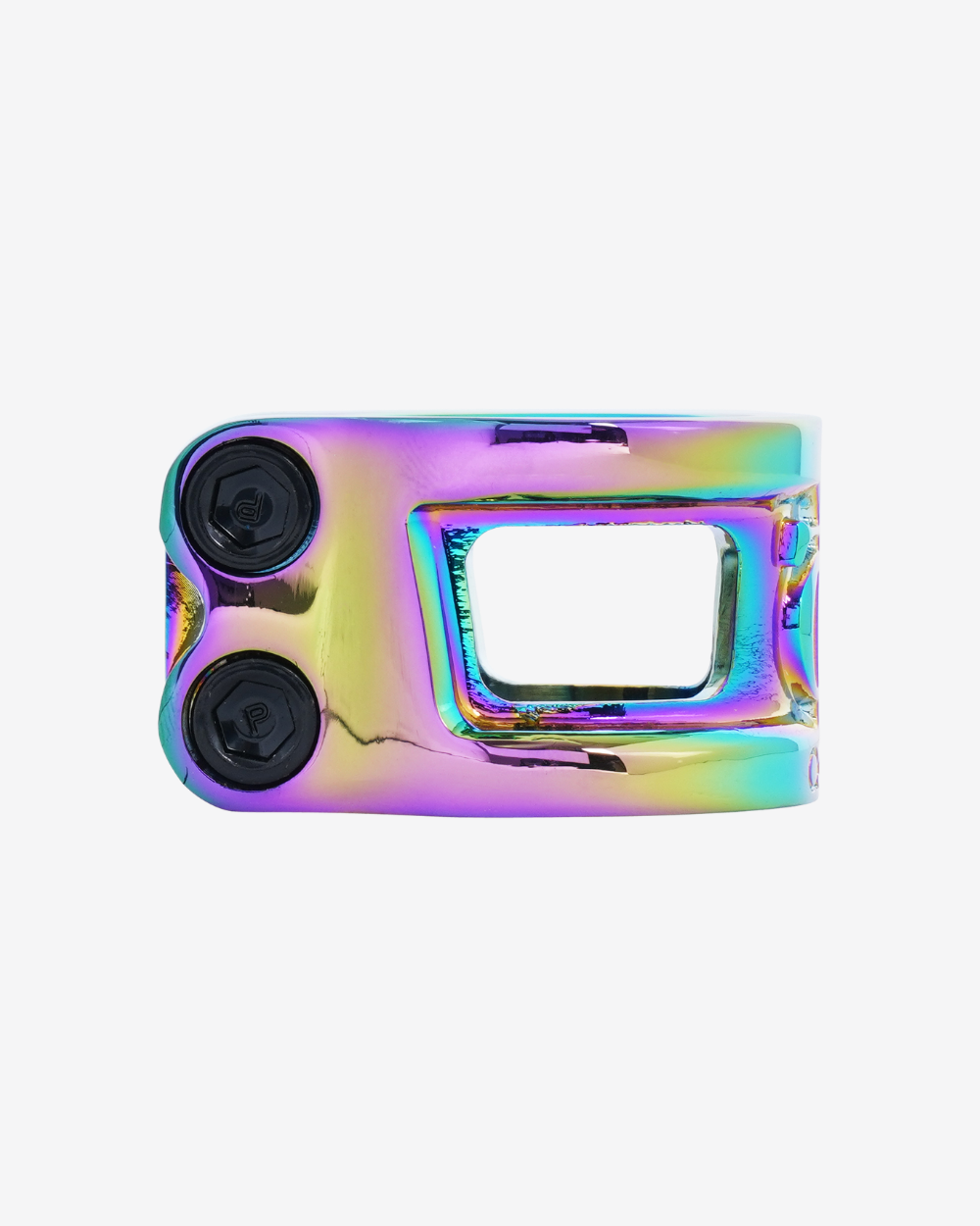 Oath Components | Cage V2 Alloy 2 Bolt Clamp | Neo Chrome