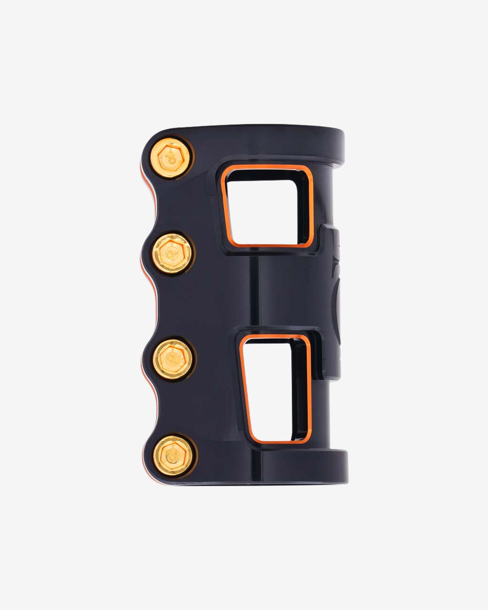 Oath Components | Carcass SCS 4 Bolt Clamp | Black/Orange