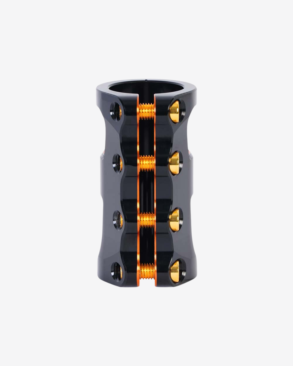 Oath Components | Carcass SCS 4 Bolt Clamp | Black/Orange