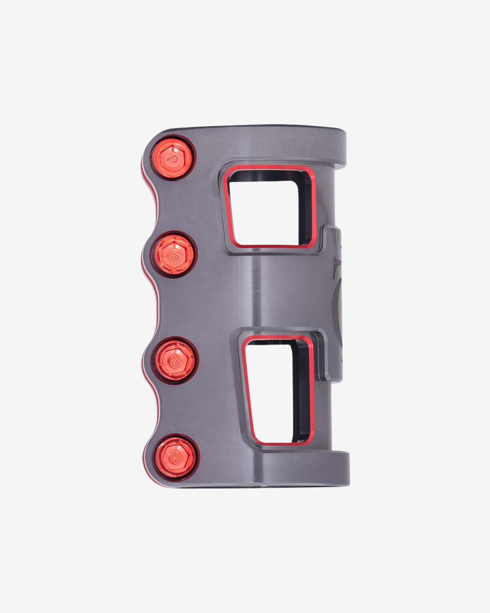 Oath Components | Carcass SCS 4 Bolt Clamp | Red/Titanium
