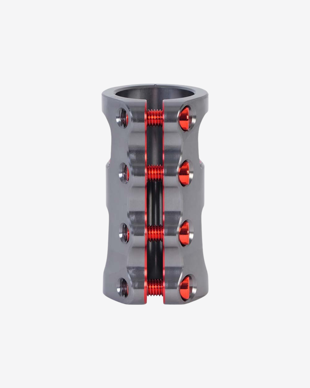 Oath Components | Carcass SCS 4 Bolt Clamp | Red/Titanium