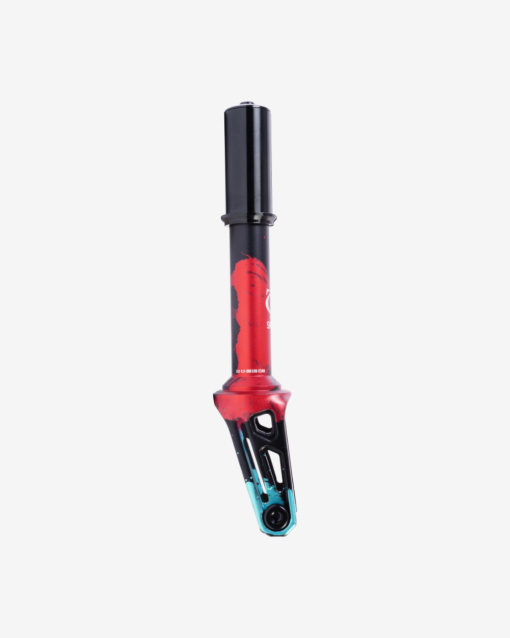 Oath Components | Shadow IHC Fork | Black/Teal/Red