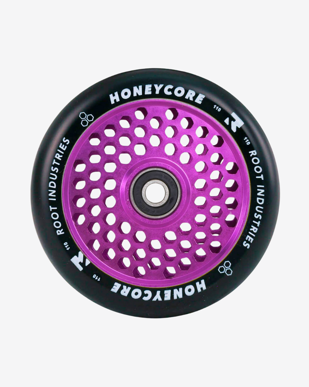 Root Industries Honeycore Wheels 110mm | Black / Purple
