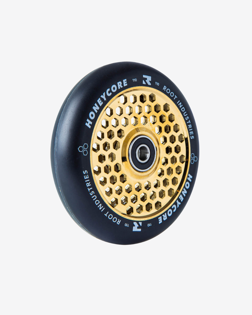 Root Industries Honeycore Wheels 110mm | Black / Gold