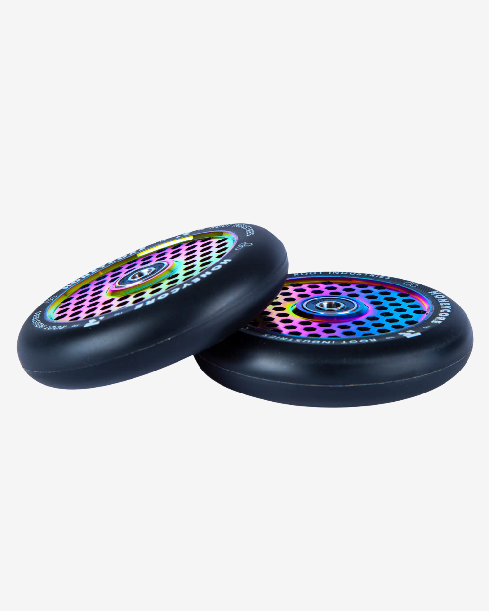 Root Industries Honeycore Wheels 110mm | Black / Rocket Fuel