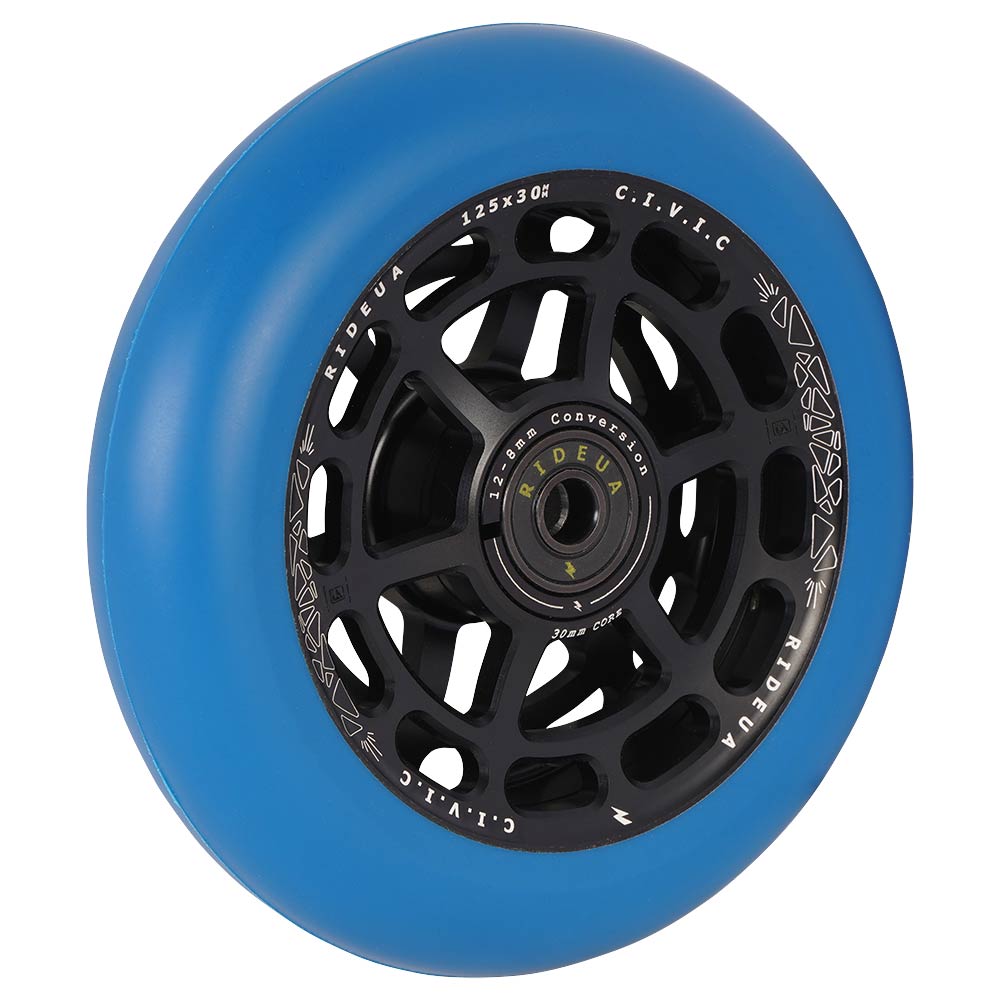 urbanArtt | Civic | 125 x 30mm Wheels | Black/Arctic Blue