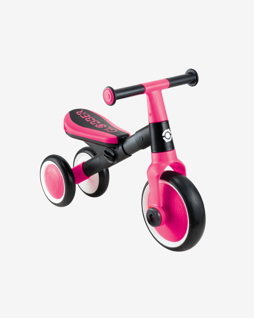 Globber Learning Trike 2 in 1 | Fuchsia Pink