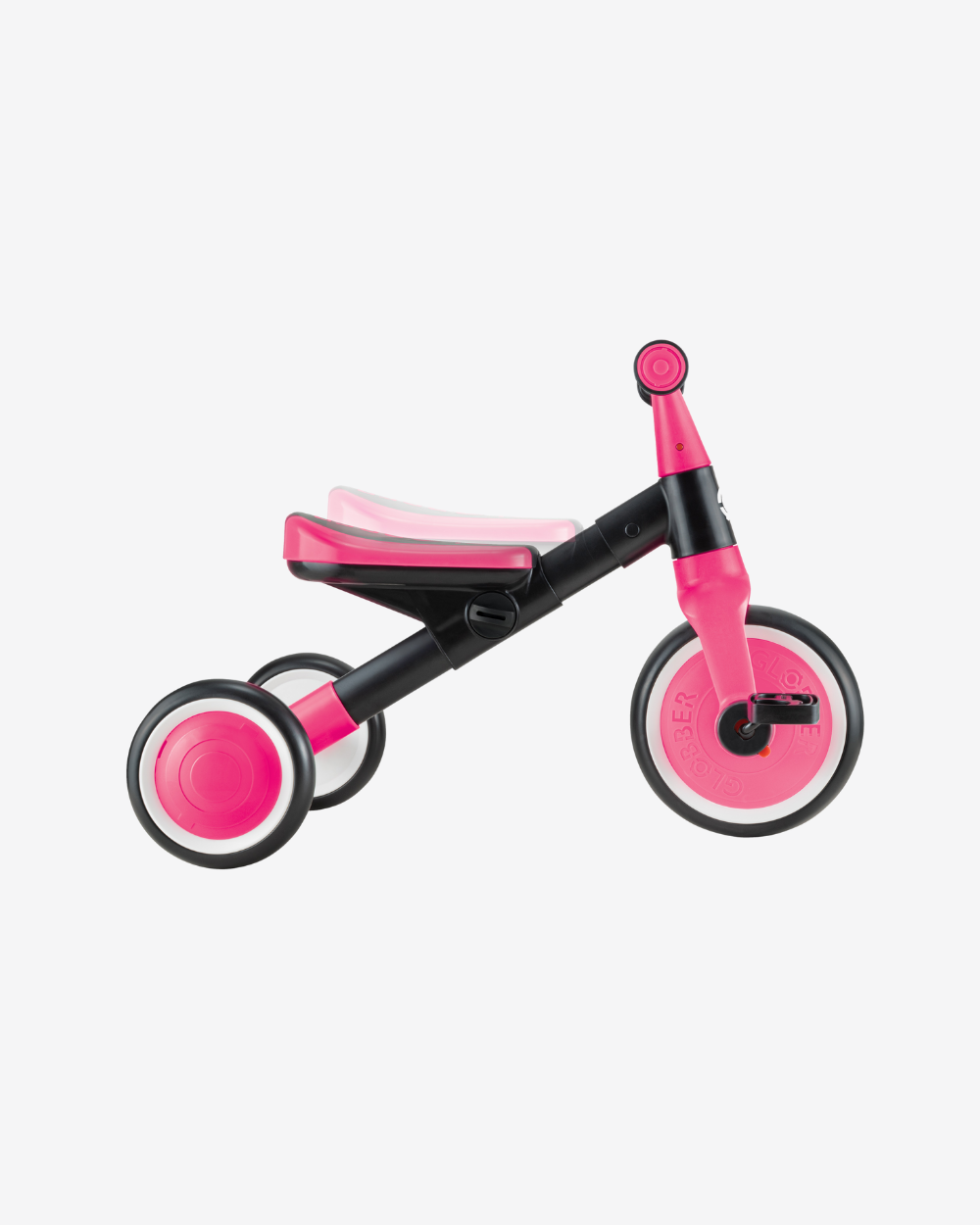 Globber Learning Trike 2 in 1 | Fuchsia Pink