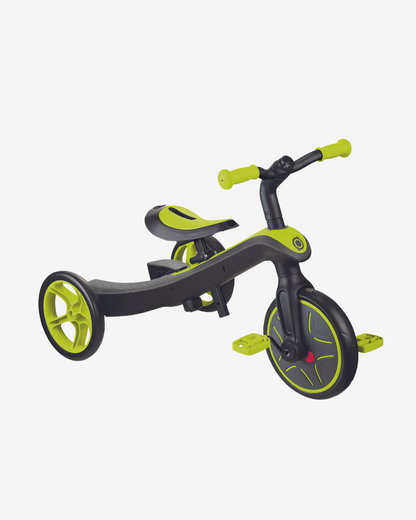 Globber Explorer Trike 2 in 1 | Lime Green