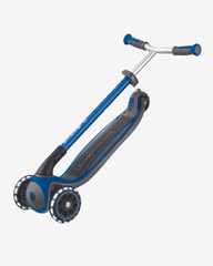 Globber Master 3 Wheel Kids Scooter with Lights | Navy