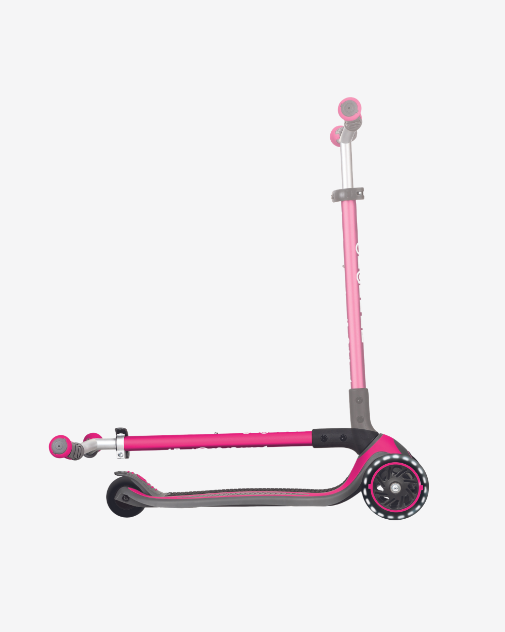 Globber Master 3 Wheel Kids Scooter with Lights | Pink