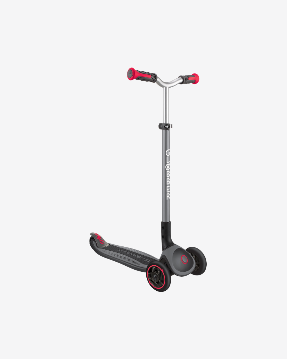 Globber Master 3 Wheel Kids Scooter | Black /  Red
