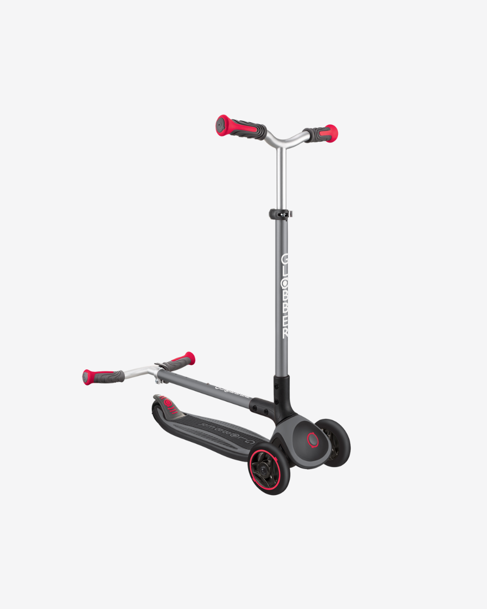Globber Master 3 Wheel Kids Scooter | Black /  Red